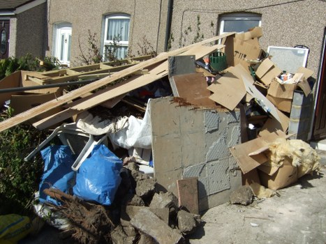 Various types of builders waste materials in Southwark